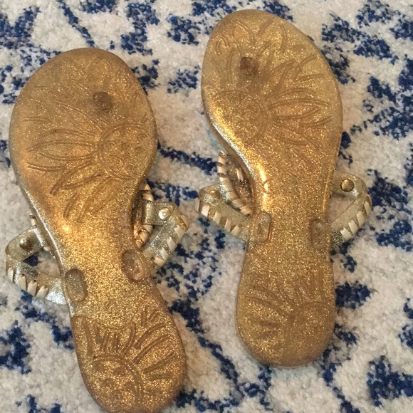 Georgina gold glitter sandals - Picture 2 of 2